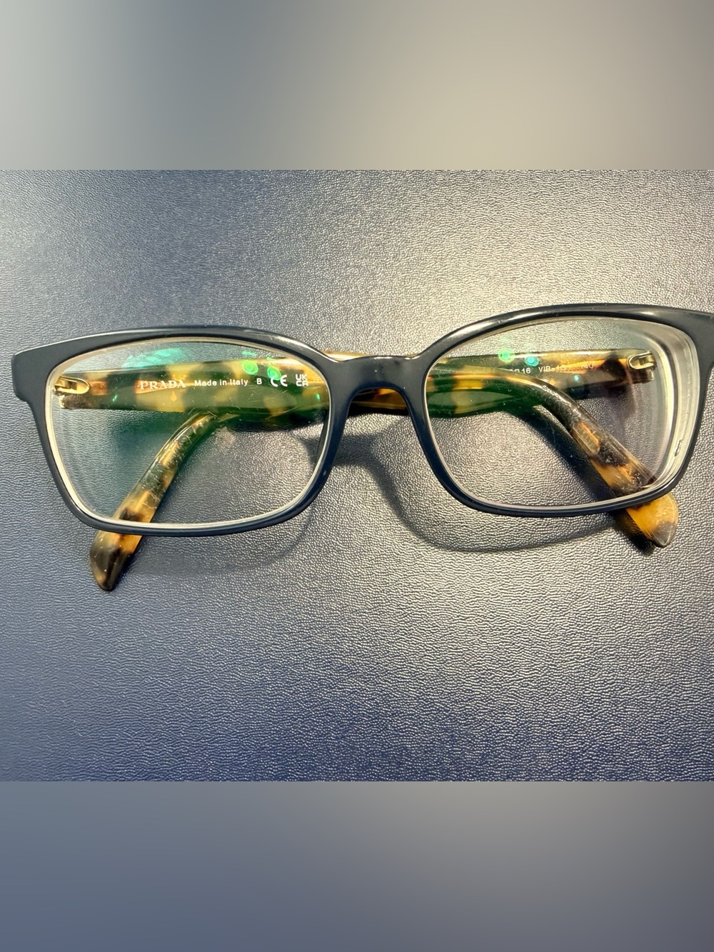 Prada VPR 18T eyeglasses with a tortoise shell frame color Used condition
